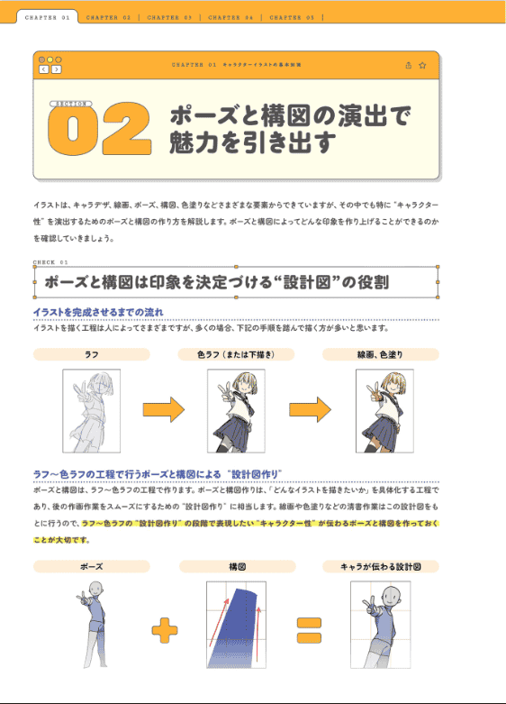 [No Watermark][Bought] Boost Character Illustration Expression: Pose & Composition Performance Techniques [192P]