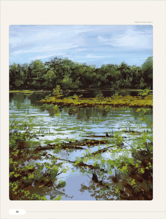 [In Exchange] Procreate Landscape Painting Guide [224P]