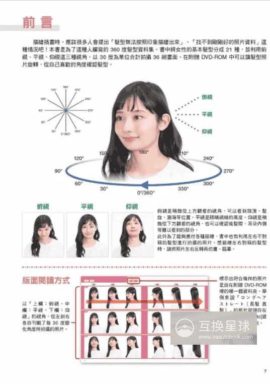[无水印][自购]插画艺术家的360度发型图鉴大全[215P]