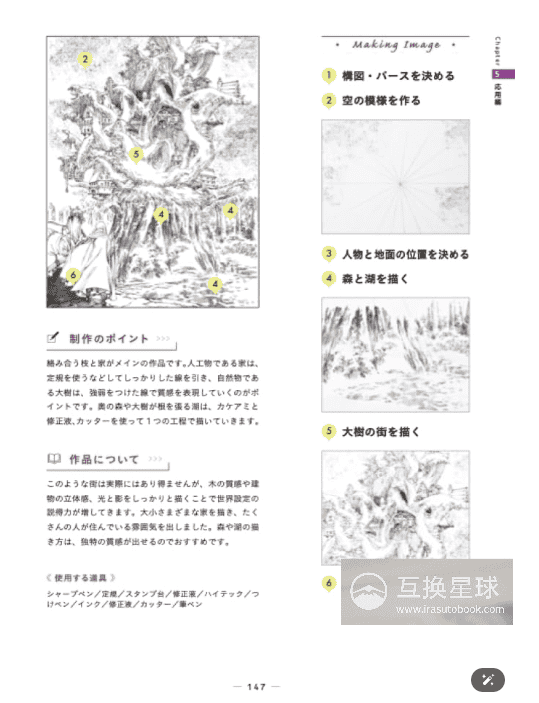 [In Exchange] Revised New Edition: Easy Methods for Drawing Background Parts [168P]