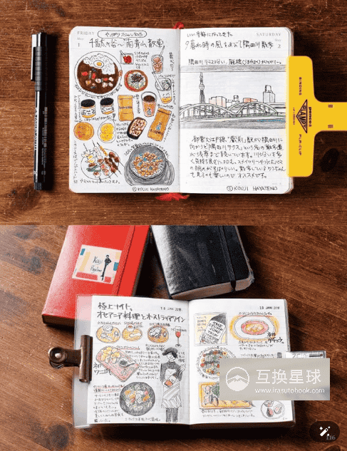 [已完成][自购]钢笔画手帐创作指南：绘图日记[160P]